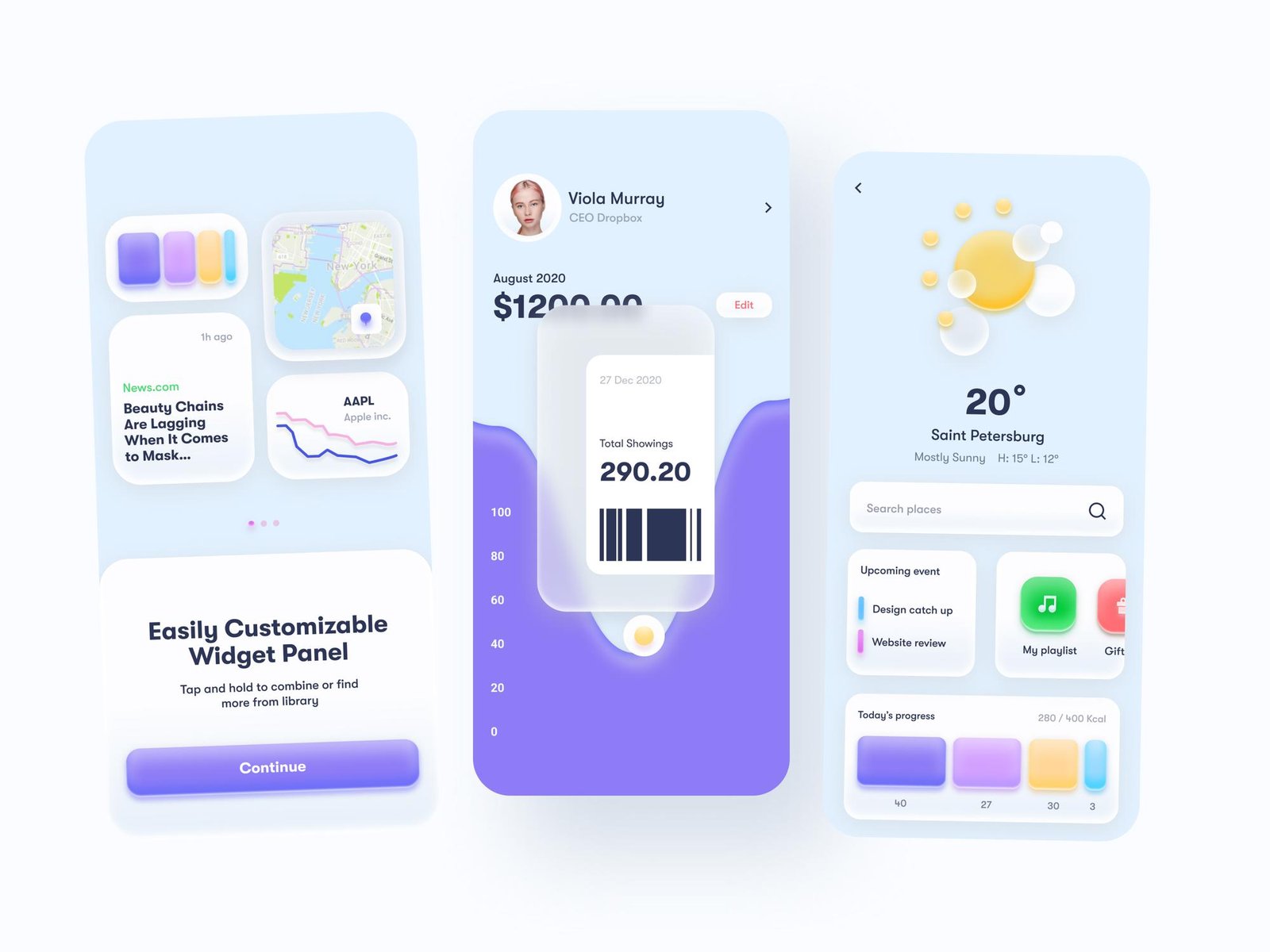 Nomo minimal UI kit for digital products
